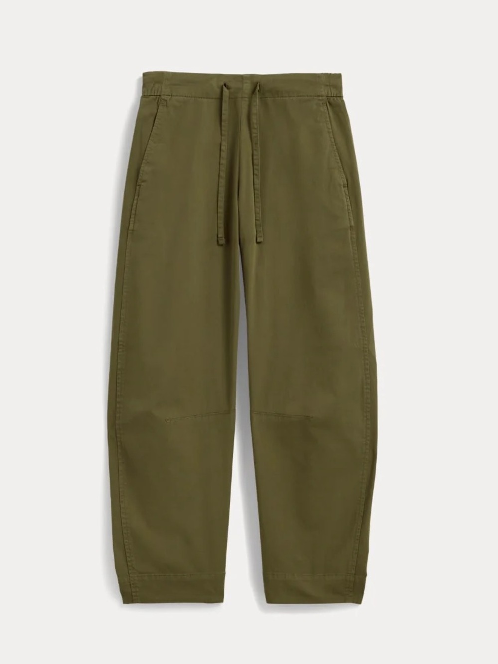 Everlane The Easy Barrel Pant Olive Organic Cotton Small